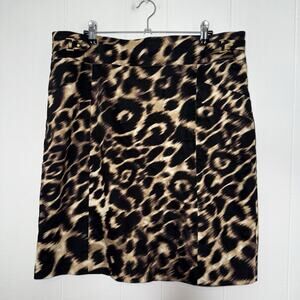 Calvin Klein Women’s Leopard Print Pencil Skirt Size 16